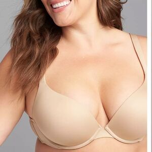 CACIQUE Collection Smooth Boost Plunge Bra‎ 40DDD NWT and in packaging